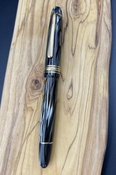 MONTBLANC MEISTERSTUCK 144-Grau gestreiften Cell-pif-1950 C.