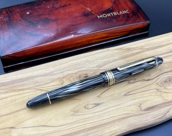 MONTBLANC MEISTERSTUCK 144-Grau gestreiften Cell-pif-1950 C.